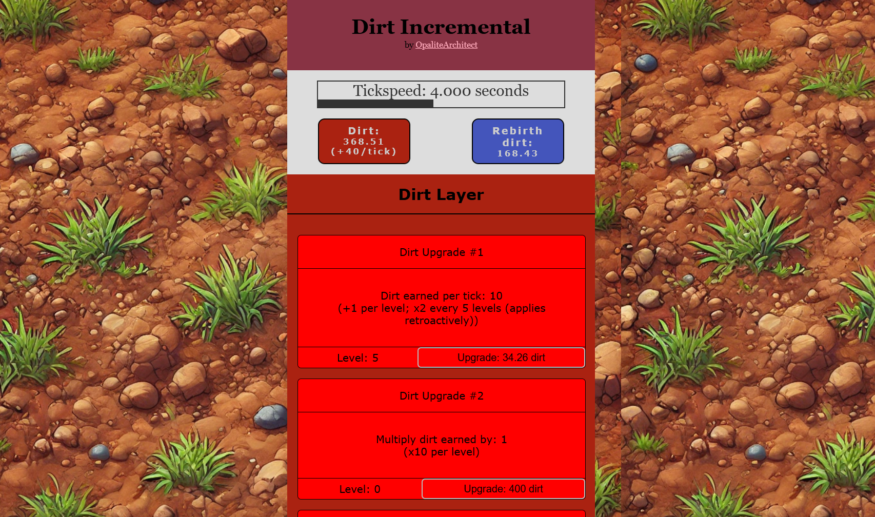Dirt Incremental preview